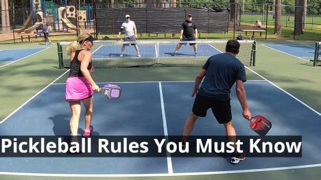 Pickleball rules | Official pickleball rules | Five rules for ...