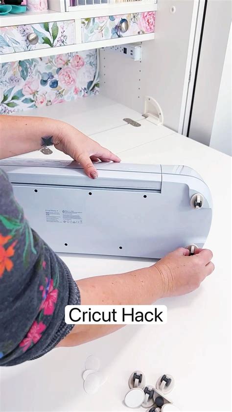 Cricut Hack Add Wheels To Your Cutting Machine To Make It Move Easier