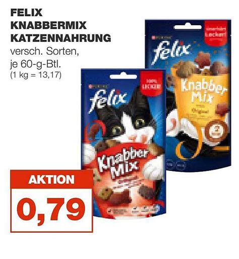 Felix Knabbermix Katzennahrung Angebot Bei Real