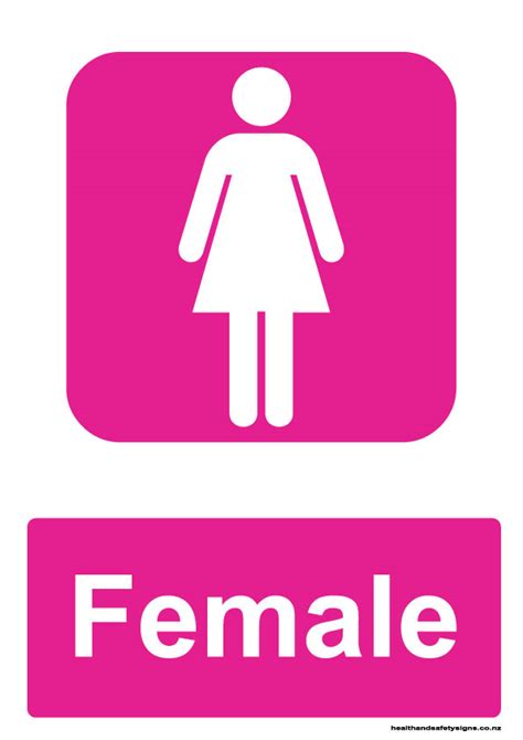 Staff Only Female Toilet Sign, Signblitz Custom Toilet Signs Australia ...