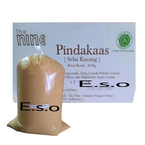 Jual Selai Kacang Pindakaas The Nine 1kg Repck Pindekas Peanut Butter