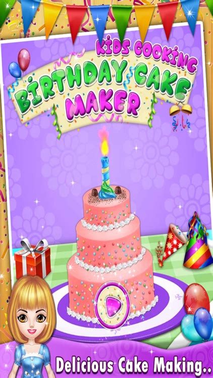 Birthday Cake Cooking Games : My Girl Cake Shop | Cooking Gameplay ...