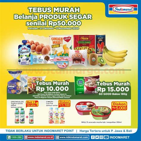 Katalog SUPER HEMAT Indomaret Tebus Murah Belanja Produk Segar 21