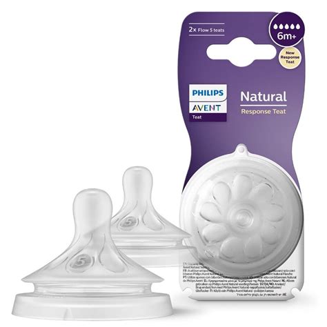 Avent Natural Response Teat 2 0 2pcs Pack Shopee Malaysia