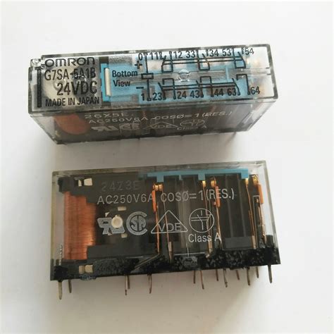 G7sa 5a1b Dc24 Omron Safety Relay 6a 24vdc 14 Pins Ebay