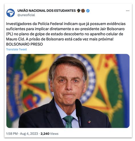 Bolsonaro Preso Chega Aos Assuntos Mais Comentados Do Twitter