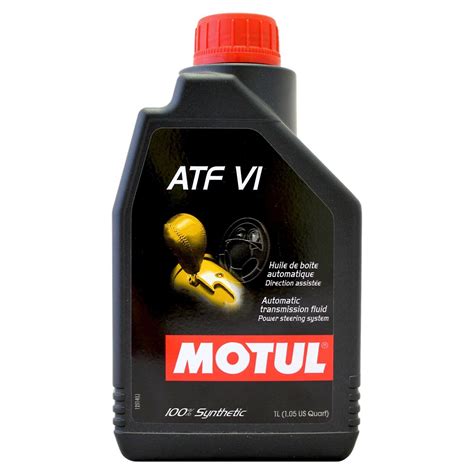 Motul ATF VI Fully Synth Automatic Transmission Power Steering Fluid 1