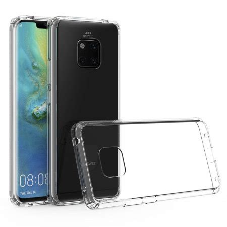 Olixar Exoshield Tough Snap On Huawei Mate Pro Case Clear