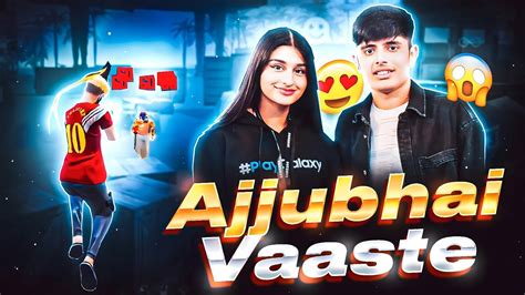 Total Gaming Ajjubhai Vaaste Song Free Fire Montage 🥵📲 Free Fire Song