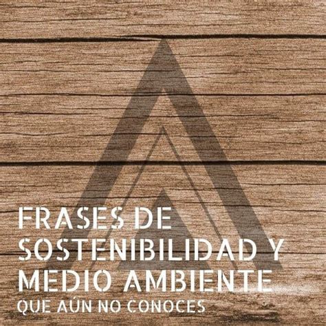 14 Frases de Sostenibilidad y Medio Ambiente que te Sorprenderán TRIBU