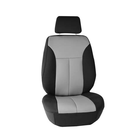 Ultraflex Neoprene Seat Covers Front Set Gray Black