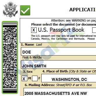 NEW FORM FOR US PASSPORT APPLICATION - Form