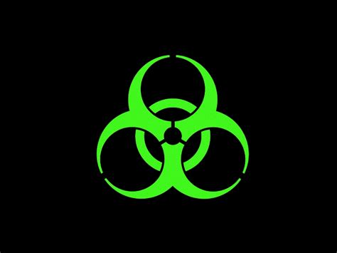 Dribbble Biohazard Symbol Icon Bs Ws Hd Anim By Retro Vectors Limited