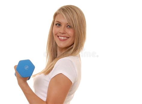 Fille De Forme Physique Image Stock Image Du Blonde Formation 5818453