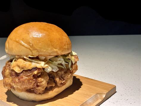 Homemade Fried Chicken Sandwich With Homemade Brioche Buns R Food