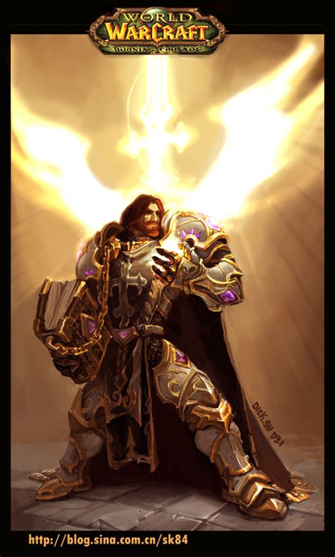 Human Paladin Wow Art