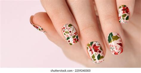 Beautiful Woman Nude Background Red Nails Images Stock Photos Vectors Shutterstock