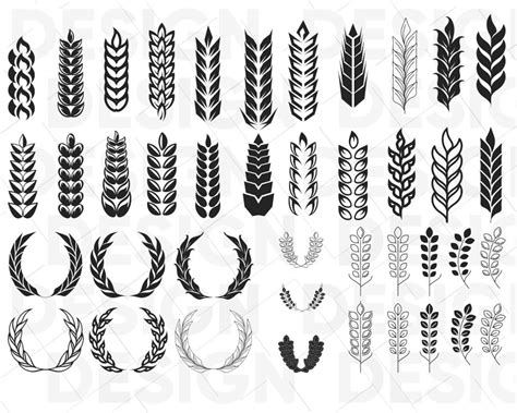 Wheat Svg Bundle Wheat Svg Grain Svg Wheat Clipart Wheat Wheat Etsy