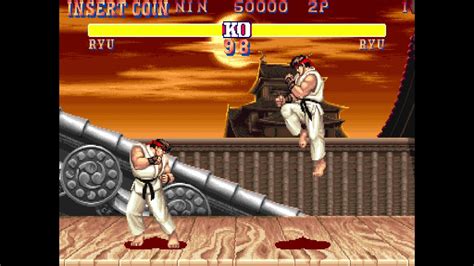 Street Fighter Ii The World Warrior Arcade Ryu Vs Ryu Glitch