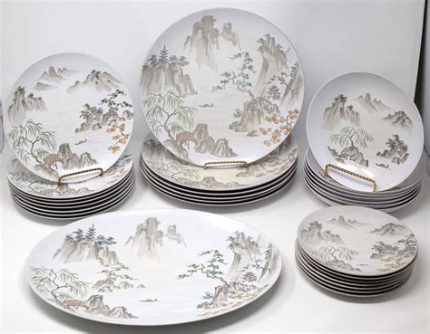 Vintage Noritake Japan Melamine Dinnerware Set Of Melamine