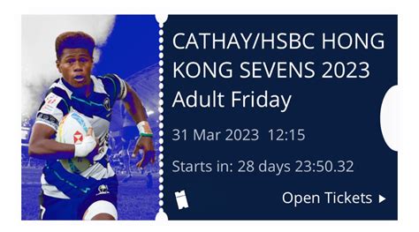 Hk Sevens Friday Ticket Mar Carousell