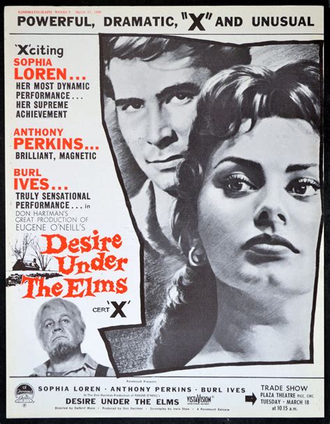 DESIRE UNDER THE ELMS | Rare Film Posters