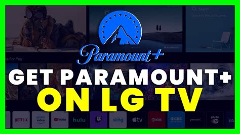 How To Get Install Paramount Plus On Any Lg Tv Youtube