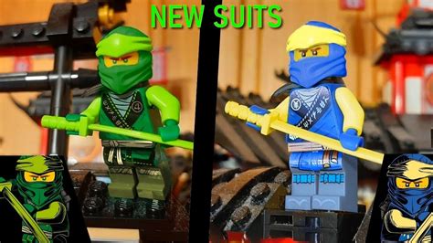 Lego Ninjago Lloyd And Jay New Ninja Suits Custom Minifigures Youtube