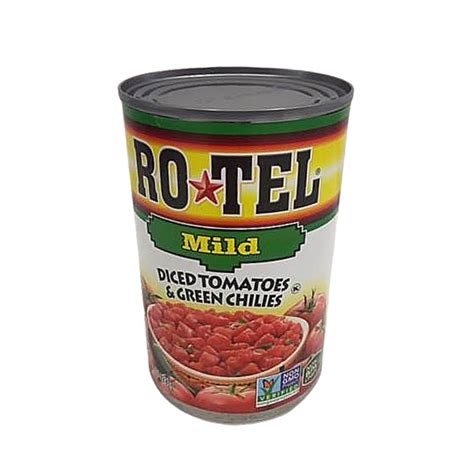 Rotel Mild Tomatoes Diced With Green Chillies 24 X 283g Jdm Distributors Ltd