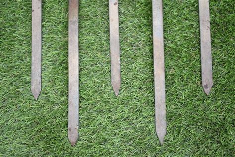 Single Vintage Tall Metal Garden Spikes Plant Stakes Garden Etsy Uk