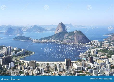 Sugarloaf Mountain in Rio De Janeiro, Brazil Stock Image - Image of latin, locations: 55578193