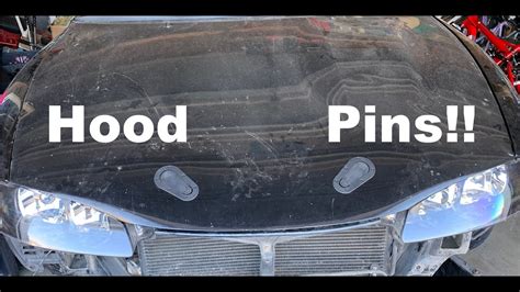 How To Install Hood Pins Like A Noob Youtube