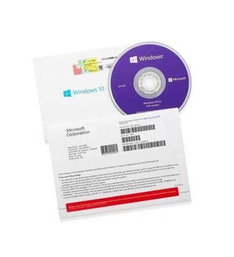 Microsoft Windows 10 Pro 32 64 Bit OEM DVD Kutu FQC 08977