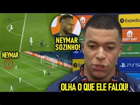 A ENTREVISTA REVOLTANTE de MBAPPÉ após não DAR o PASSE pra NEYMAR