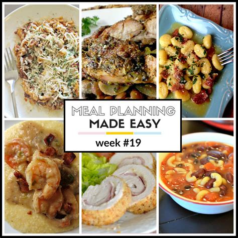 Meal Planning Made Easy Week #19 - Written Reality