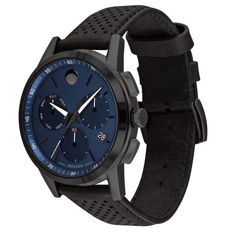 Movado Museum Sport Chronograph Gunmetal Pvd Watch