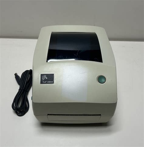 Used Zebra Tlp Thermal Label Printer W Serial And Usb Ports