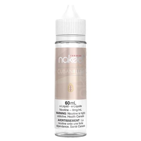 Cuban Blend E Liquid Naked Tobacco ML Smoke