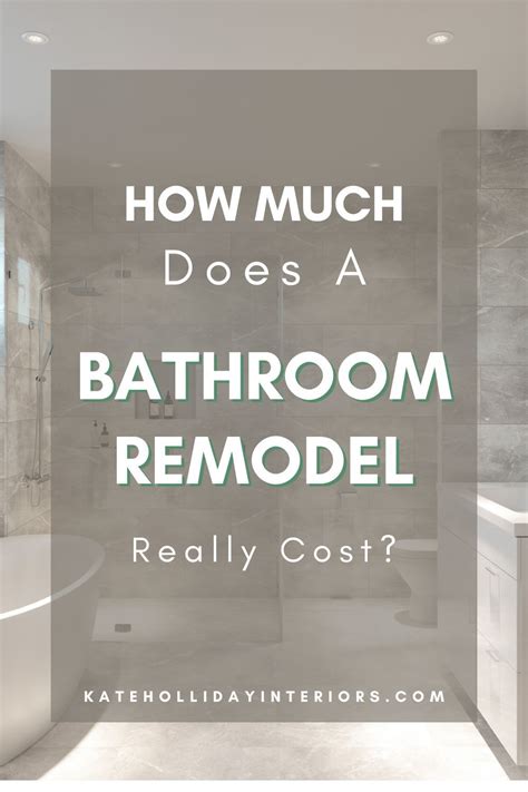 How Much Does A Bathroom Renovation Really Cost Artofit