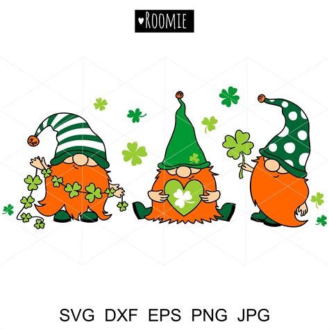 Irish Gnome Clipart St Patricks Day Gnomes Svg Png Sublimati Inspire