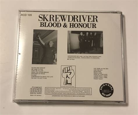 Yahoo オークション Oi SKINHEAD貴重CD SKREWDRIVER Blood Hon