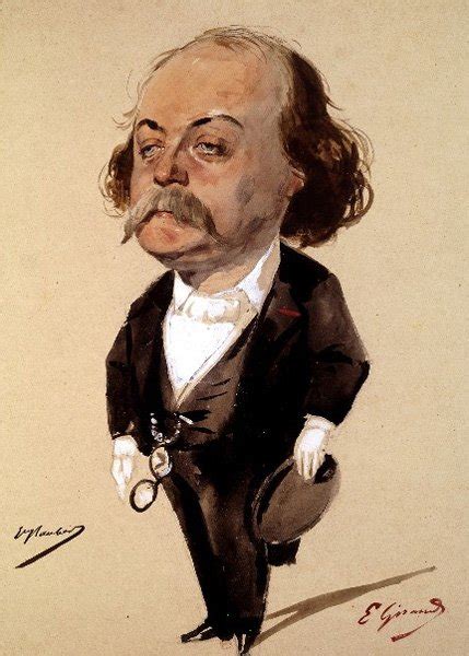 Flaubert Portrait Charge Par Giraud Centre Gustave Flaubert