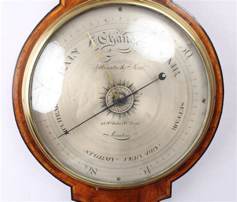 Early 19th Century Wheel Barometer By F Amadio And Son Bada