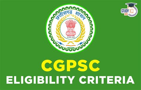 Cgpsc Eligibility Criteria 2023 Age Limit And Education Qualification