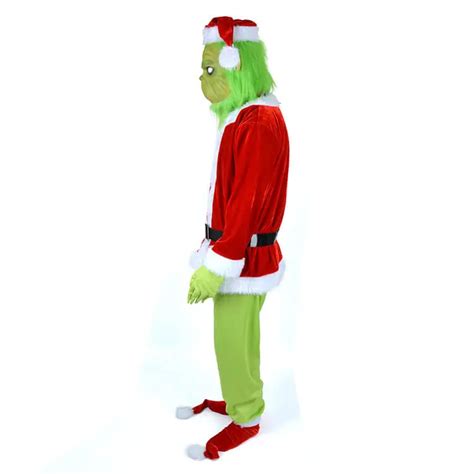 Grinch Cosplay Costume Kids Men-How the Grinch Stole Christmas Takerlama