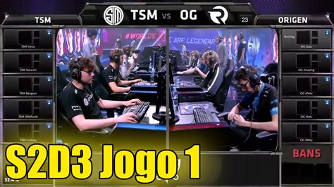 Team SoloMid Vs Origen TSM Vs OR S2D3J1 Fase De Grupos Mundial