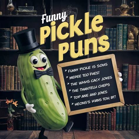 Funny Pickle Puns Jokes And One Liners