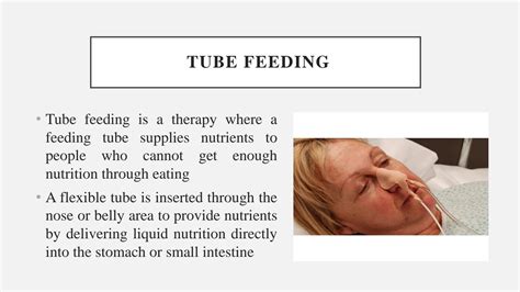 SOLUTION: Presentation topic tube feeding and its types - Studypool