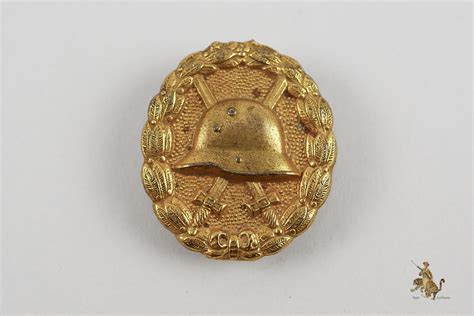 Wwi Gold Wound Badge Epic Artifacts German Ww1