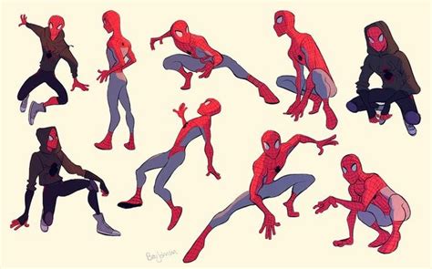 Pin By Jam On Cool Draws Spiderman Poses Spiderman Drawing